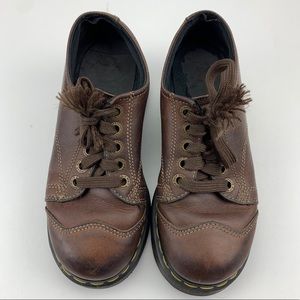 Dr. Martens 5 Eye Lace to Toe Brown Oxford Size 6